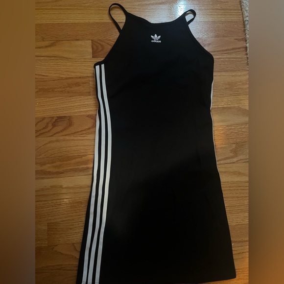 NWT Adidas 3 Stripe Dress - Picture 5 of 5